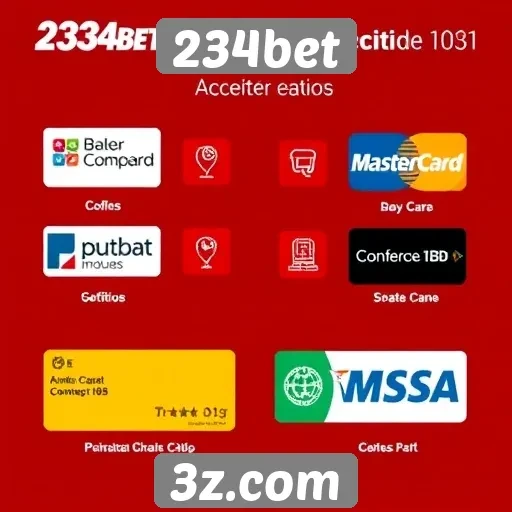 Métodos de pagamento aceitos na 234bet