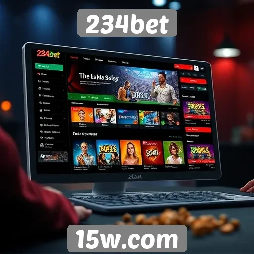 Experiência do usuário na interface do site 234bet